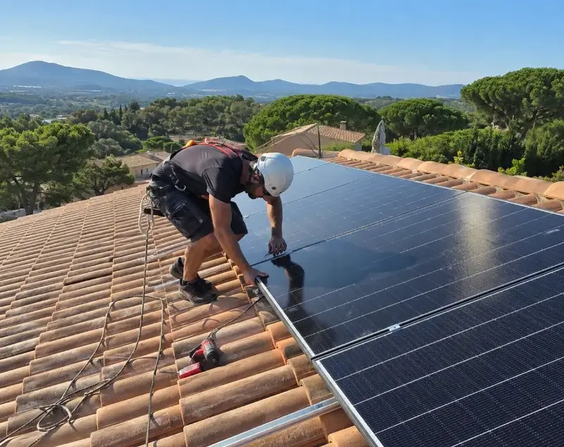 Installateur panneaux solaires Grandris — pose photovoltaïque sur toiture